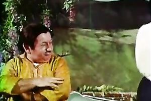 Retro erotic compilation with 2 breasty short-haired babes