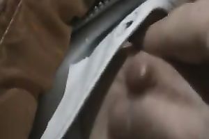 Nipple softcore play filmed on closeup homemade tape