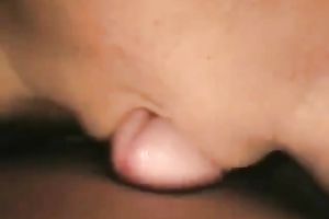 Divine dark brown teen strokes my hard wang with her hairless vagina