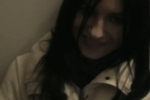 Dirty minded Russian brunette hair Nika gives her lad a blowjob