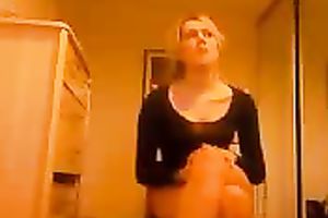 Beautiful and playful honey shows me her goodies on web camera session