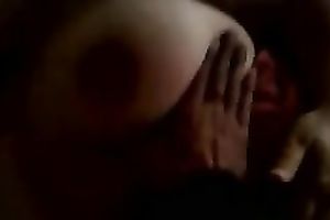 I play with soaked boobs of one sextractive bbw Latin milf