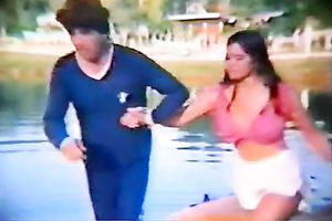 Retro porn compilation with breasty babe and oral-sex scene