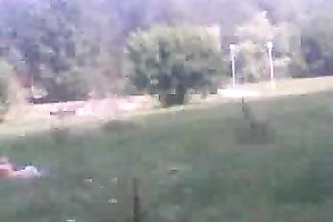 Spying on my neighbor's curvy cheating wife taking sun baths naked