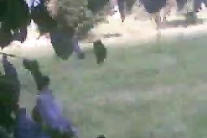 Spying on my neighbor's curvy cheating wife taking sun baths naked