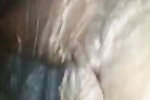 Selfshot solo video with me fingering my slit in the bathtub