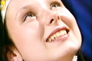 Two juvenile and breasty dark brown sweethearts on the couch playing lesbian games