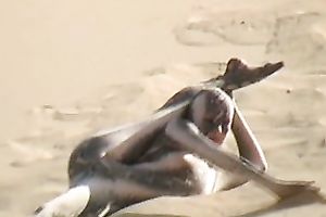 The freakiest teaser movie with my sexy hotwife on the beach