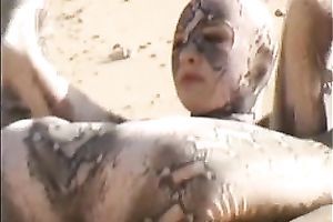The freakiest teaser movie with my sexy hotwife on the beach
