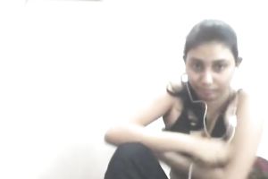 Curvaceous Bengali black cock sluts undresses on web camera and shows her whoppers