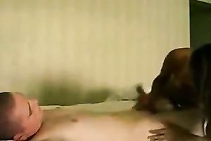 Beautiful and hot gal riding my rod in reverse cowgirl position