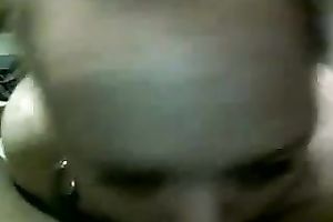 My bulky breasty blondie gives me amazing sloppy irrumation