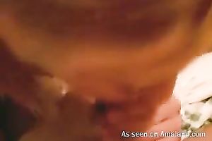 My nice-looking girlfriend licked my perspired balls and sucked my dick