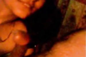 Dark haired all natural Indian blowlerina sucks captivating sloppy ramrod