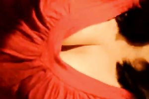 Playing with my big pantoons and soaked slit while making amateur homemade movie scene