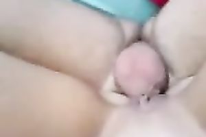 My beautiful brunette hair female-dominant acquires ardently gangbanged on the bed