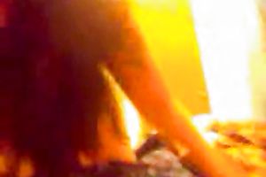Cute and thick dark brown wifey playing with a rod of her fellow