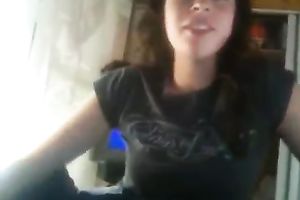 Cute neighborhood legal age teenager enjoys engulfing my thick pulsating schlong