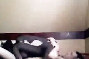 Gorgeous black skinned housewife riding my weenie in reverse cowgirl pose