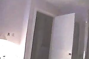 Hot classic brunette hair blows weenie and rides it on top