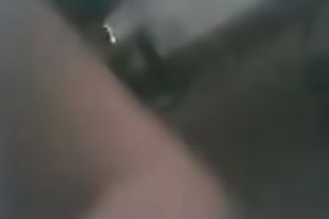 My fat auntie enchanting herself with a metal marital-device