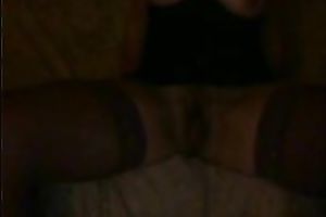 Busty hot dilettante dirty slut wife rubbing and playing with her pussy