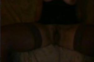 Busty hot dilettante dirty slut wife rubbing and playing with her pussy