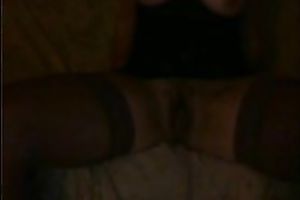 Busty hot dilettante dirty slut wife rubbing and playing with her pussy