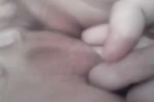 Ex girlfriend stretching and rubbing her loose moist bawdy cleft