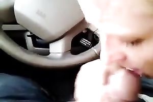 Blond haired hooker provided my ally with a great BJ in the car