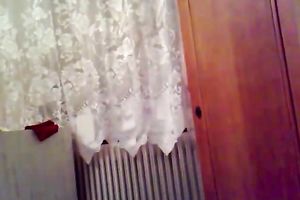 Amateur cute brunette hair playgirl absolutely exposed on web camera