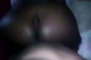 Bootyful swarthy gal rides my unbending penis in reverse cowgirl position