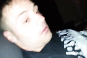 Blond haired MILFie hotwife was licking anus of my wicked ally