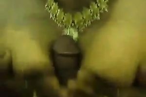 Busty and hawt Indian wifey puts shlong betwixt her scones