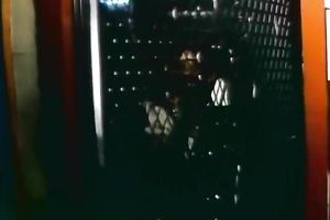 Busty dark brown female-dominator has shameless public sex at a daytime