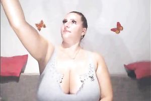 This sultry mother I'd like to fuck is a uncommon specimen with a divine couple of large tits