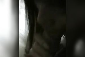 Asian dark brown tramp thoroughly blowing my dick on POV tape