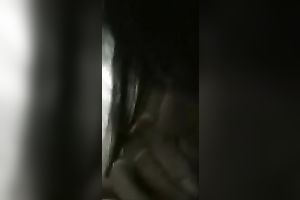 Asian dark brown tramp thoroughly blowing my dick on POV tape