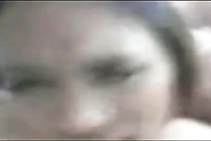 My yummy dark brown babe closes her eyes during the time that getting nailed