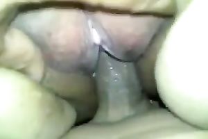 Super close up movie scene with me drilling my older wife's muff