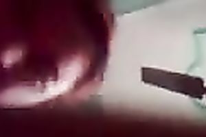 Busty milf wife is showing me her whoppers to make me pull out my jock