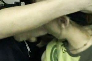 I chastise my punk girlfriend by screwed her mouth with my huge rod