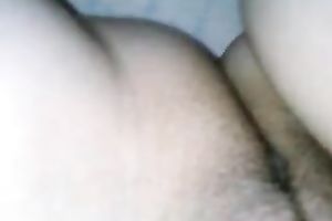 Close up episode of my youthful girlfriend's taut and juicy hairy bawdy cleft