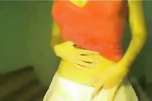 Divine blond college playgirl acquires in nature's garb for me on Skype chat