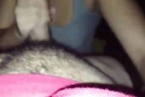 Great fellatio from my dilettante milf blond hotwife on POV movie scene