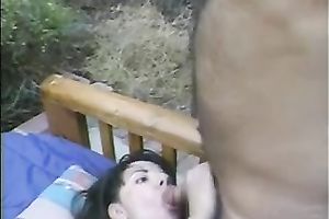 Way over lustful and perverted chick receives gangbanged hard by her ally