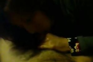 Brownhead dirty slut wife engulfing hard weenie balls unfathomable in POV