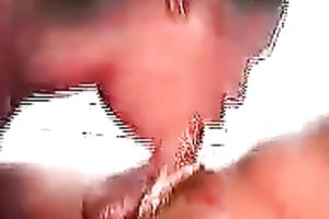 Ebony hoe deepthroats my BBC and pukes all over me