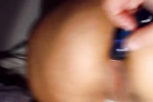 My hot ally gives me BJ and I place in sex toys in her arse gap