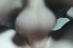 Closeup movie scene of my wet GF getting fucked missionary style